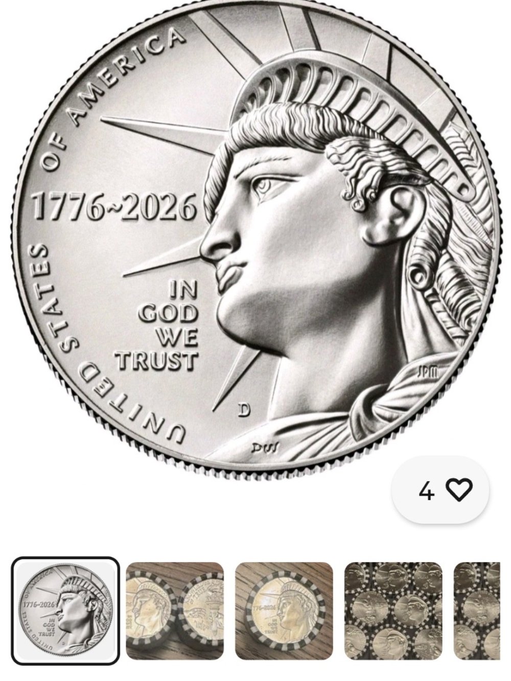 2026 D Uncirculated Semiquincentennial Half Dollar's